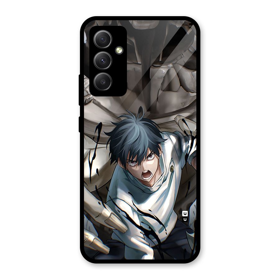 Yuta in the Battle Glass Back Case for Galaxy A34