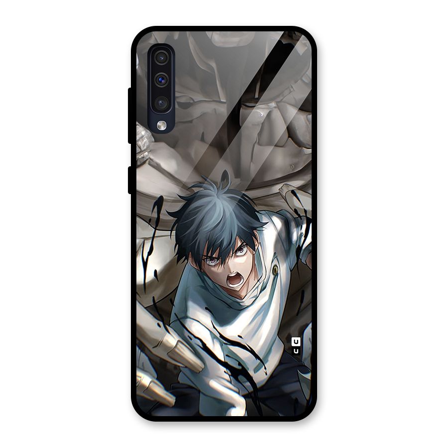 Yuta in the Battle Glass Back Case for Galaxy A50s