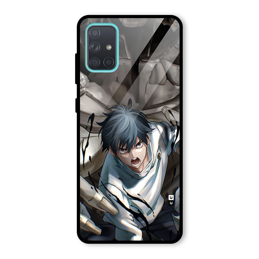 Yuta in the Battle Glass Back Case for Galaxy A71