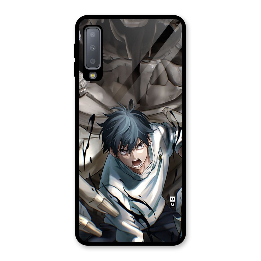 Yuta in the Battle Glass Back Case for Galaxy A7 (2018)