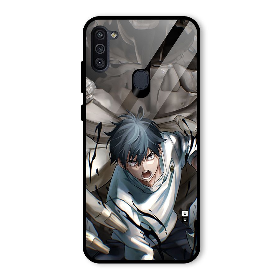 Yuta in the Battle Glass Back Case for Galaxy M11