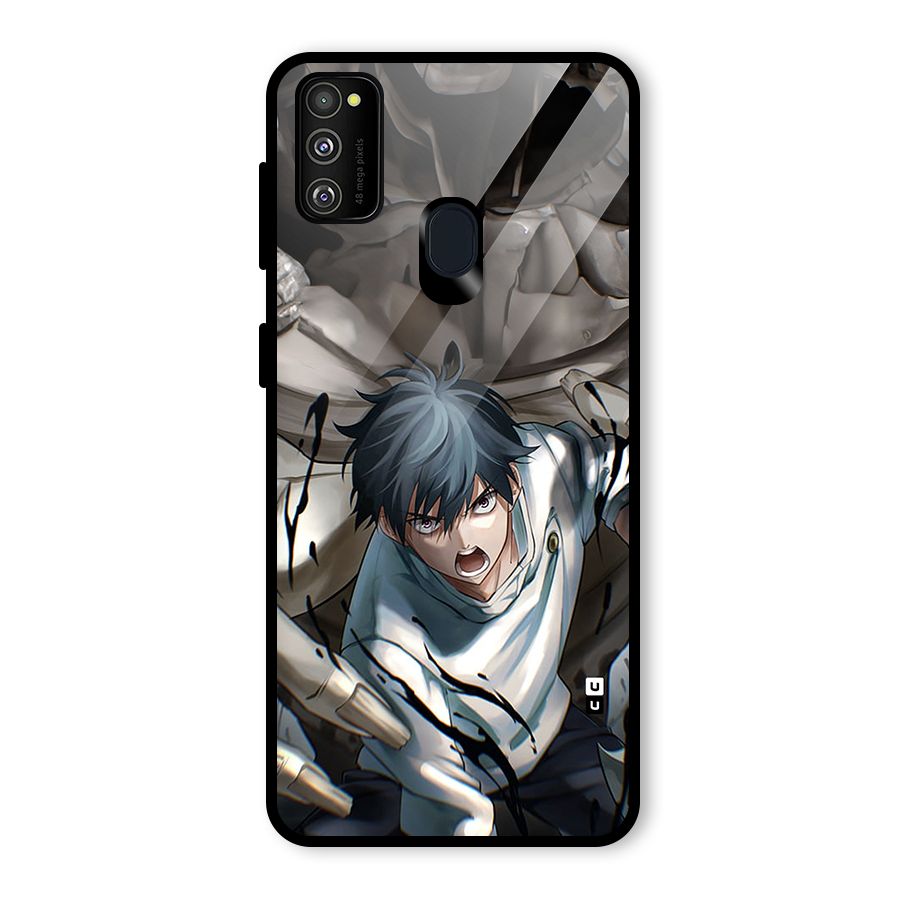 Yuta in the Battle Glass Back Case for Galaxy M30s