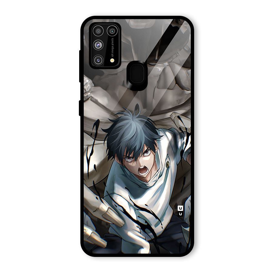 Yuta in the Battle Glass Back Case for Galaxy M31
