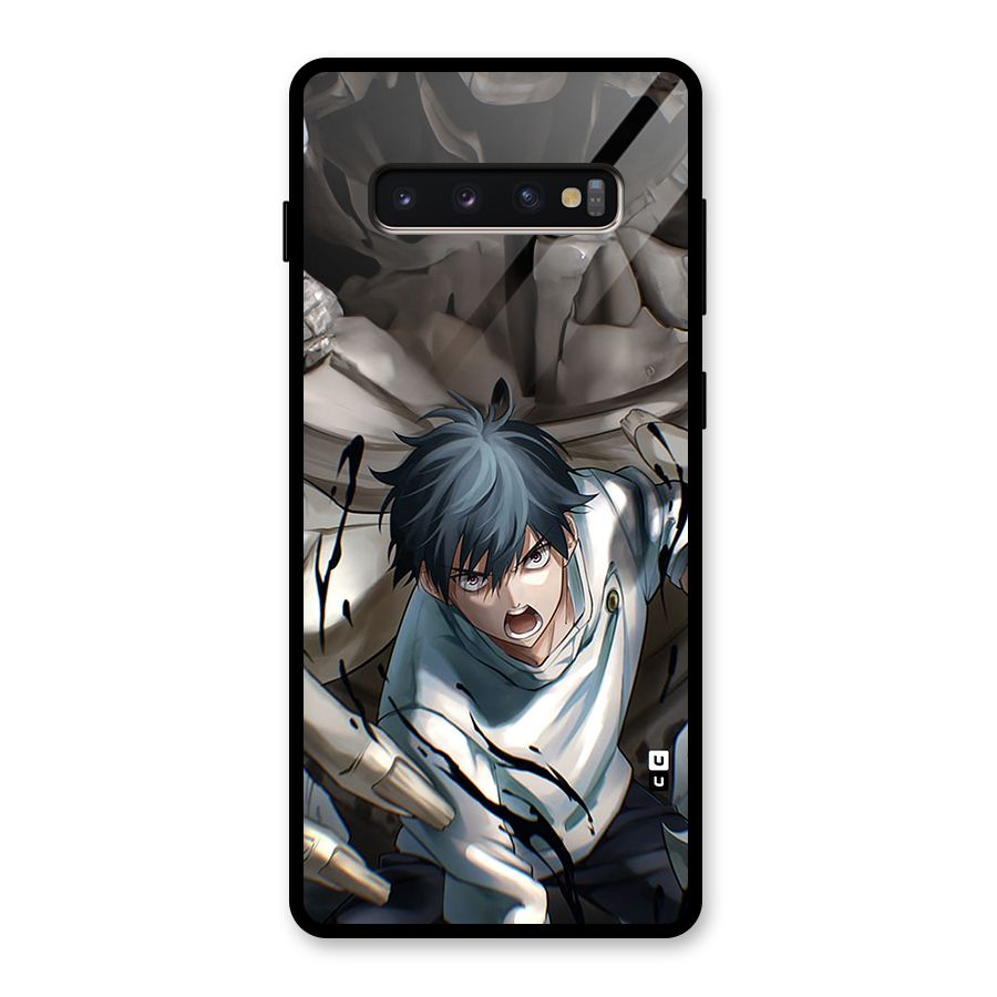 Yuta in the Battle Glass Back Case for Galaxy S10 Plus