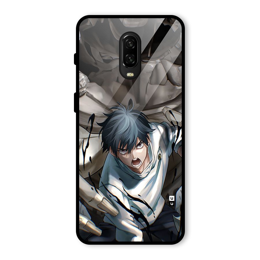 Yuta in the Battle Glass Back Case for OnePlus 6T