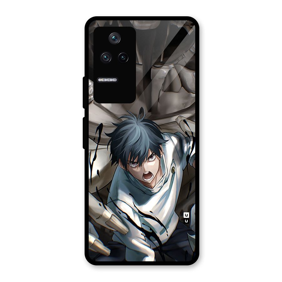 Yuta in the Battle Glass Back Case for Poco F4 5G