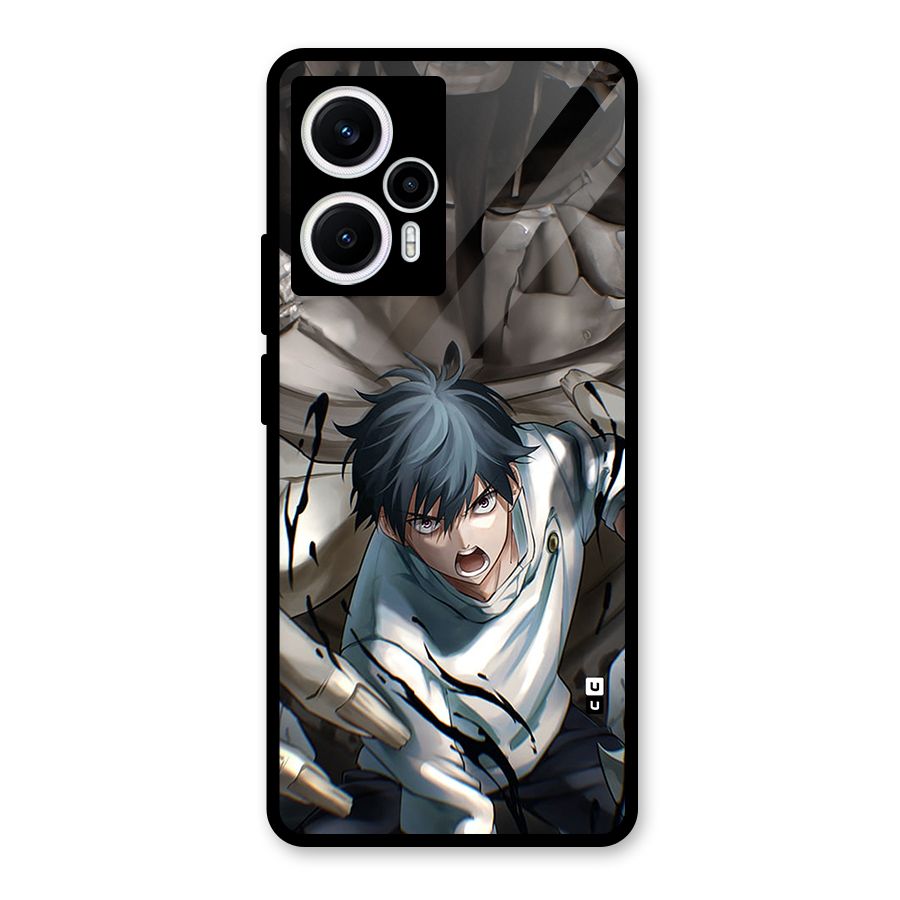 Yuta in the Battle Glass Back Case for Poco F5