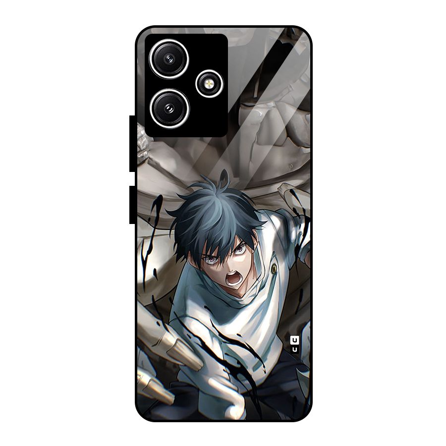 Yuta in the Battle Glass Back Case for Poco M6 Pro