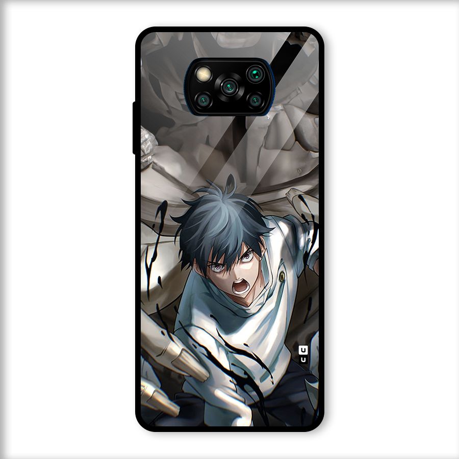 Yuta in the Battle Glass Back Case for Poco X3