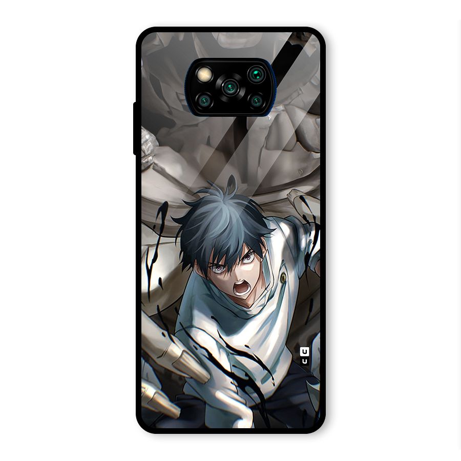 Yuta in the Battle Glass Back Case for Poco X3 Pro