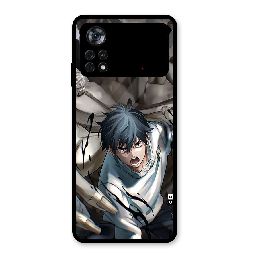 Yuta in the Battle Glass Back Case for Poco X4 Pro 5G
