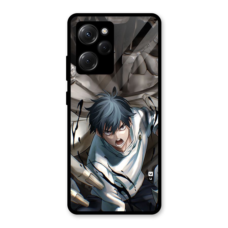 Yuta in the Battle Glass Back Case for Poco X5 Pro