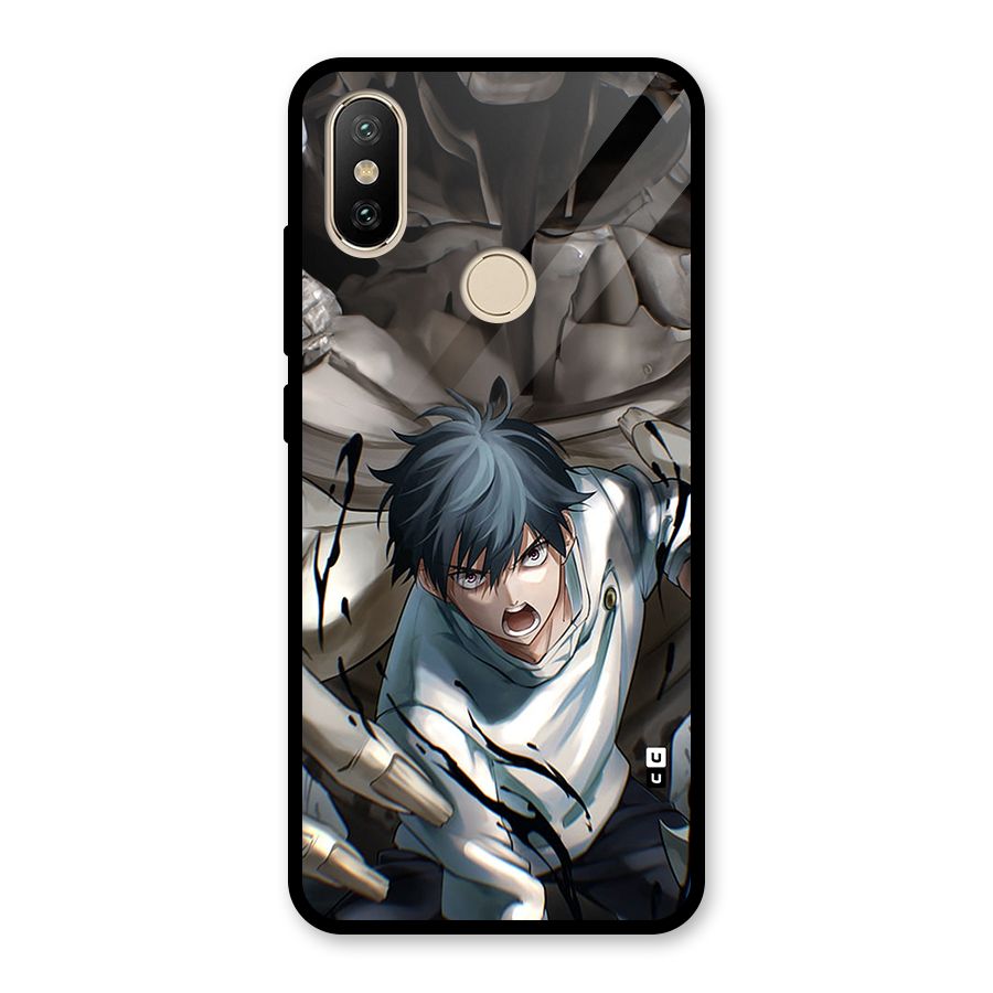 Yuta in the Battle Glass Back Case for Redmi A1