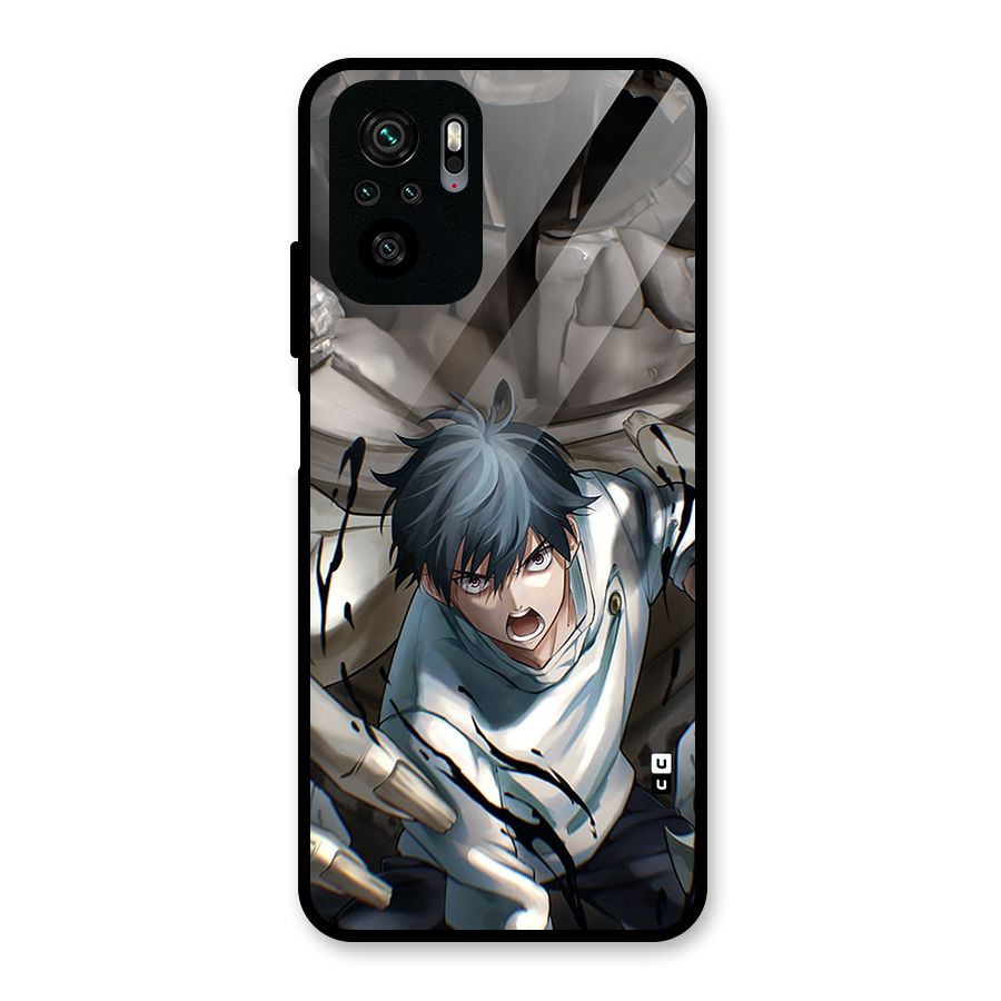 Yuta in the Battle Glass Back Case for Redmi Note 10