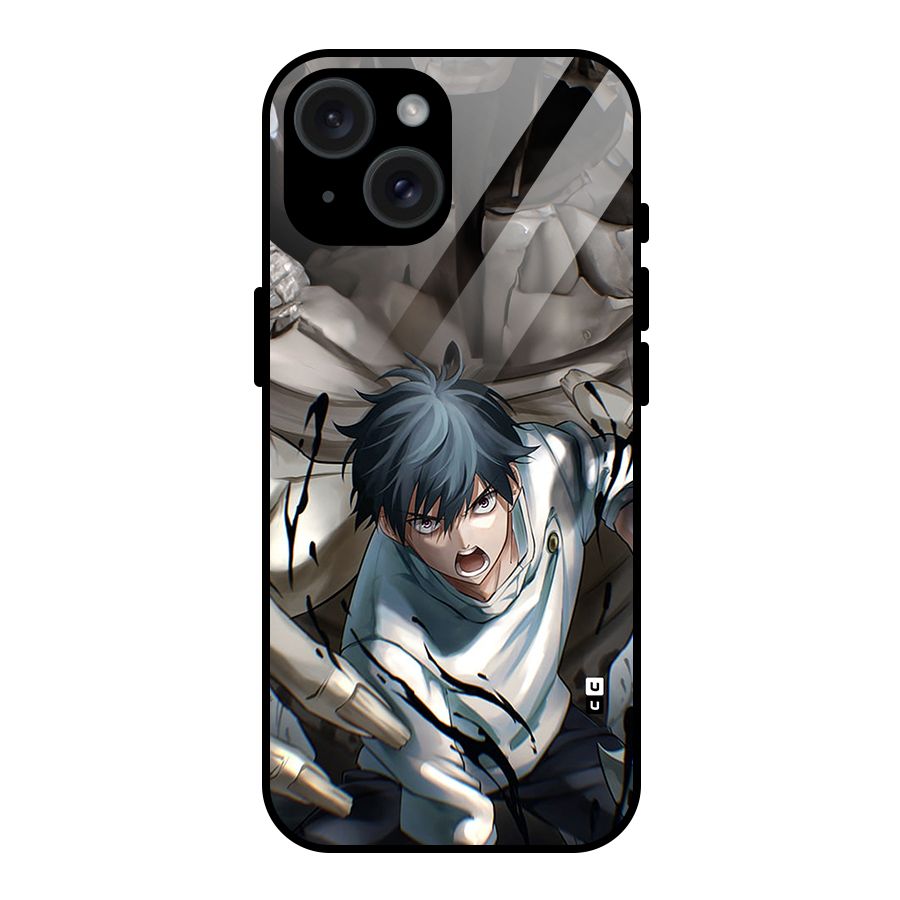 Yuta in the Battle Glass Back Case for iPhone 15
