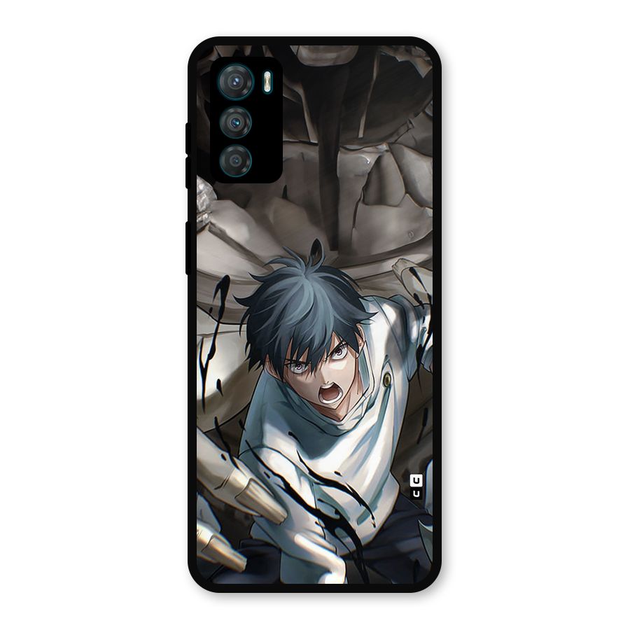 Yuta in the Battle Metal Back Case for Moto G42