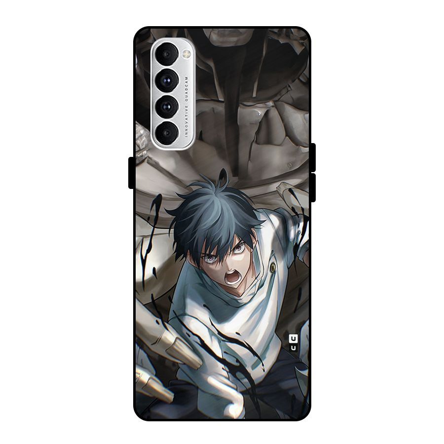 Yuta in the Battle Metal Back Case for Oppo Reno4 Pro