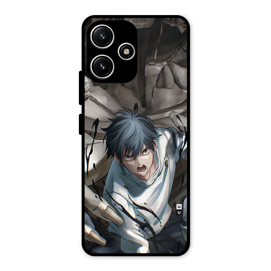 Yuta in the Battle Metal Back Case for Poco M6 Pro