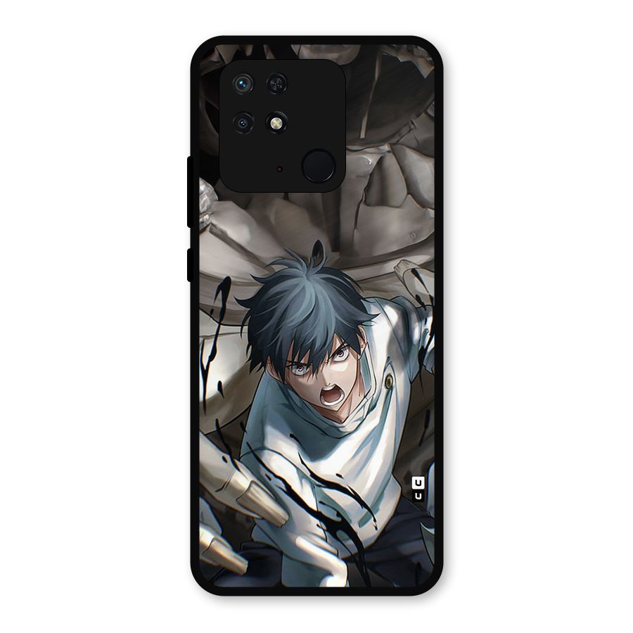 Yuta in the Battle Metal Back Case for Redmi 10 Power