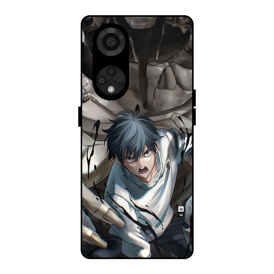 Yuta in the Battle Metal Back Case for Reno8 T 5G
