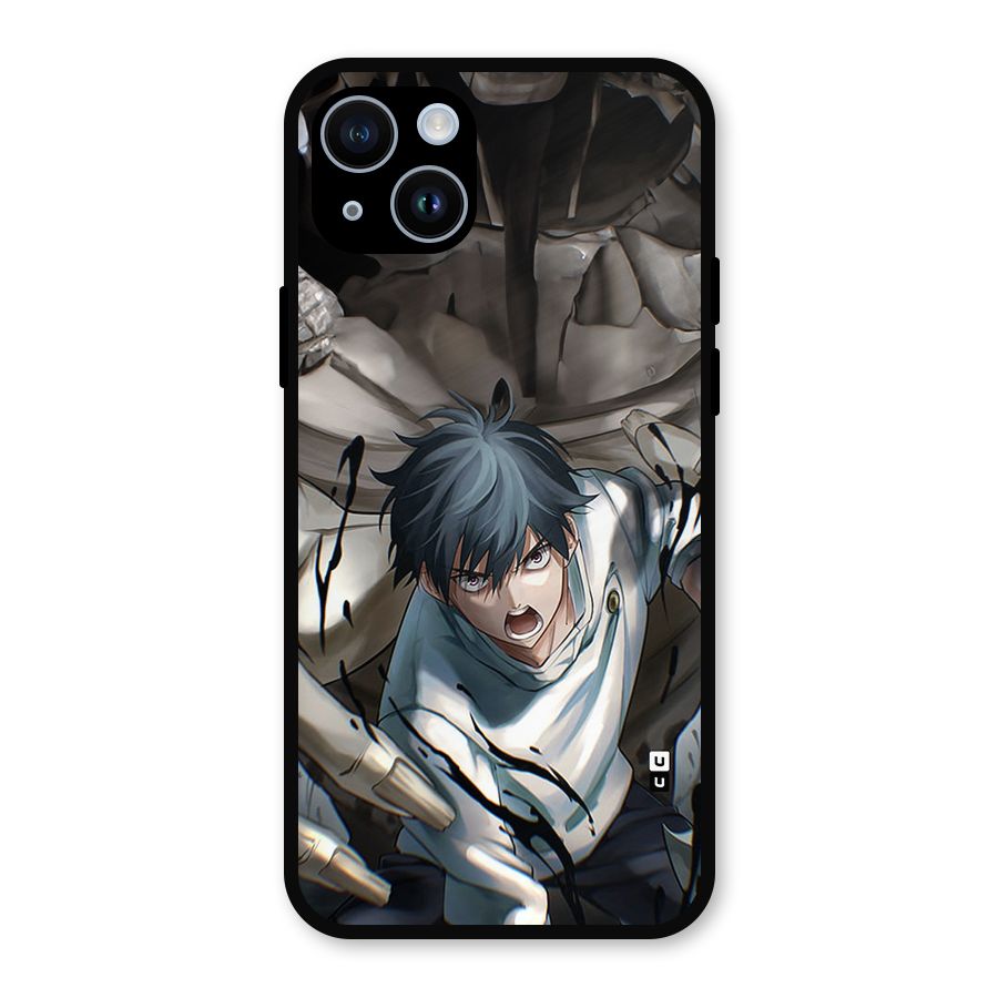 Yuta in the Battle Metal Back Case for iPhone 14