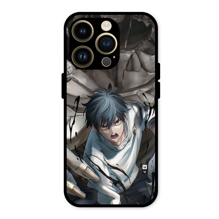 Yuta in the Battle Metal Back Case for iPhone 14 Pro