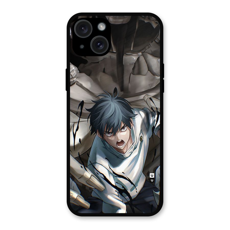 Yuta in the Battle Metal Back Case for iPhone 15 Plus