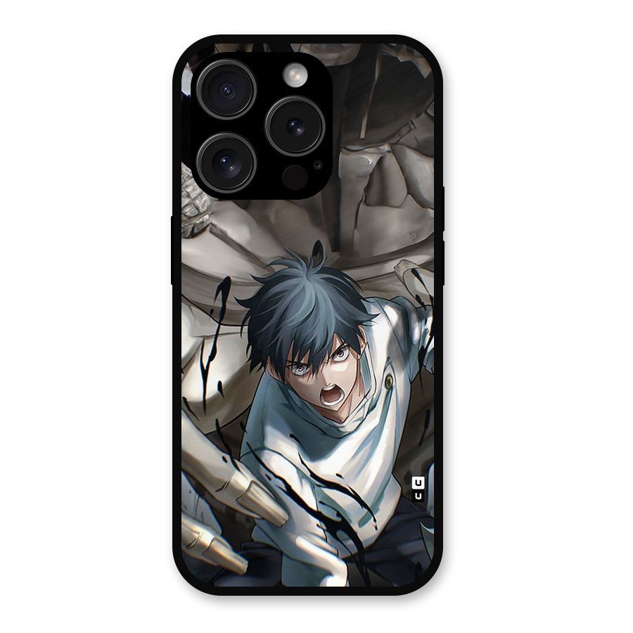 Yuta in the Battle Metal Back Case for iPhone 15 Pro