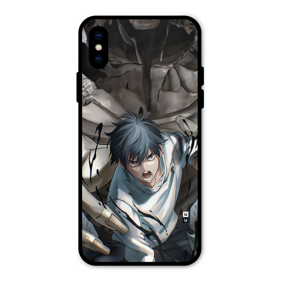 Yuta in the Battle Metal Back Case for iPhone XS