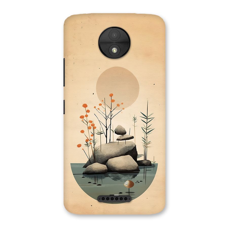 Zen Garden Back Case for Moto C