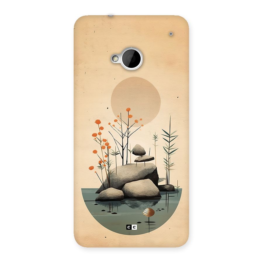 Zen Garden Back Case for One M7 (Single Sim)