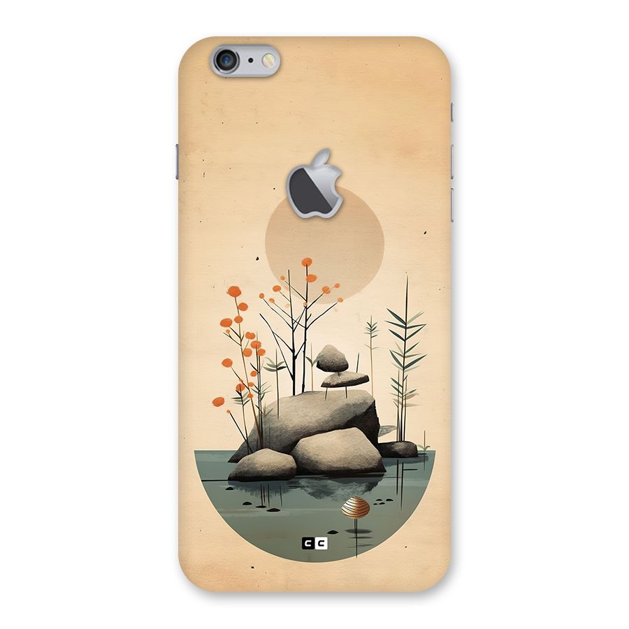 Zen Garden Back Case for iPhone 6 Plus 6S Plus Logo Cut