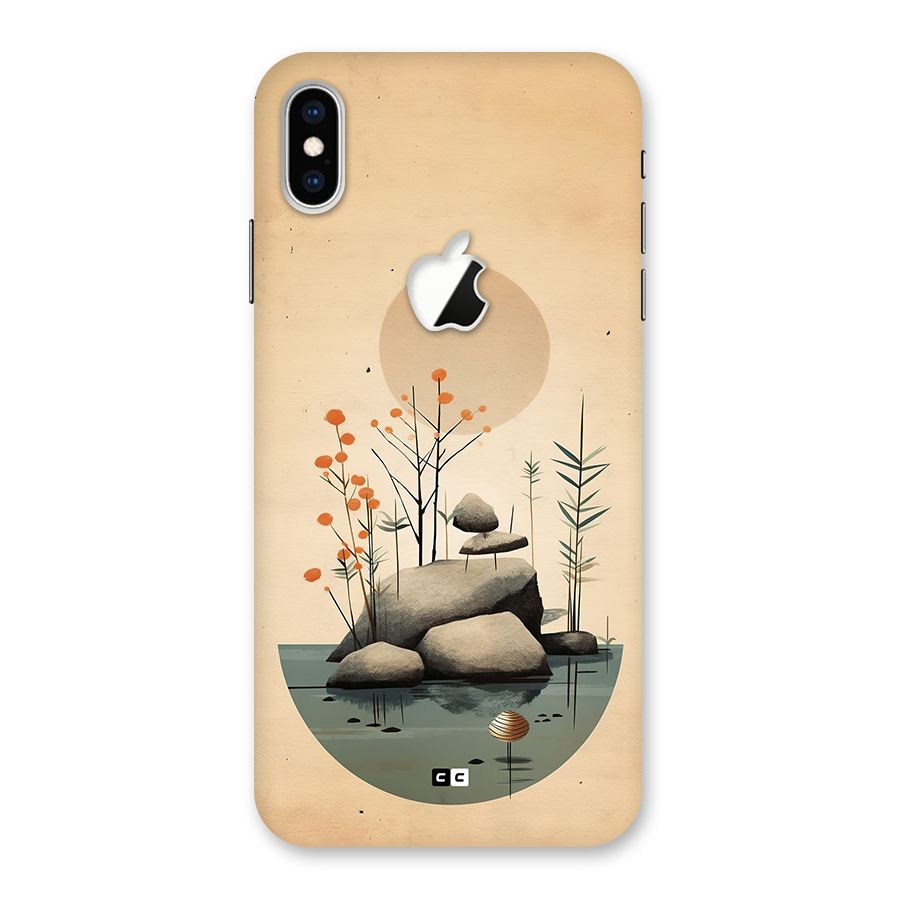 Zen Garden Back Case for iPhone XS Max Apple Cut