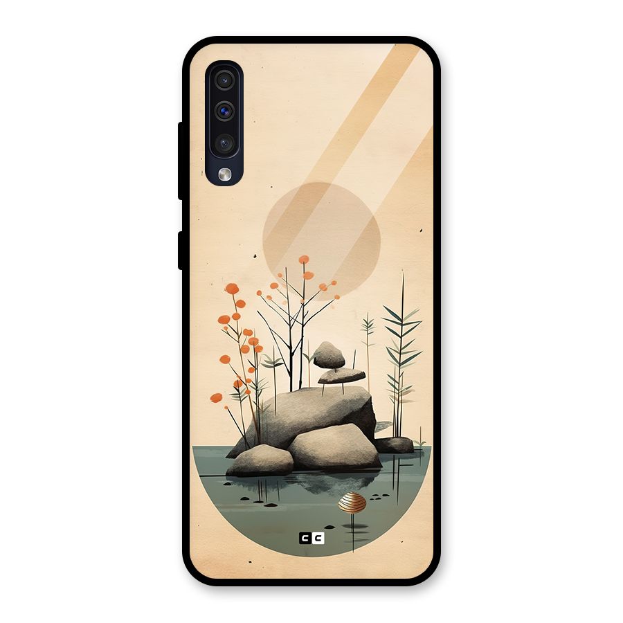 Zen Garden Glass Back Case for Galaxy A50