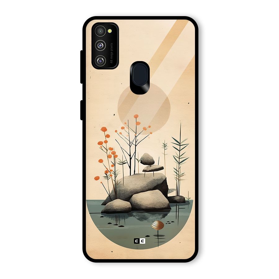 Zen Garden Glass Back Case for Galaxy M30s