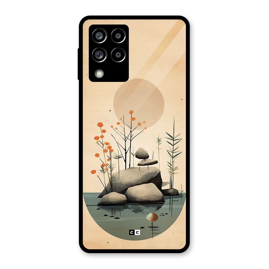 Zen Garden Glass Back Case for Galaxy M53 5G