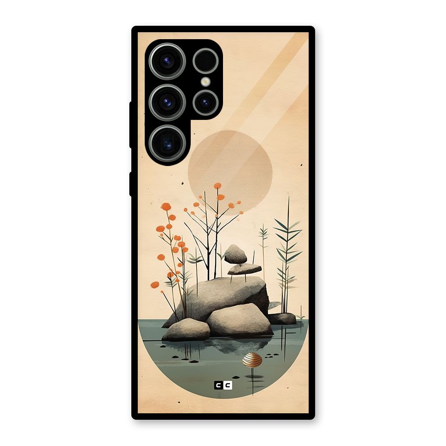 Zen Garden Glass Back Case for Galaxy S23 Ultra