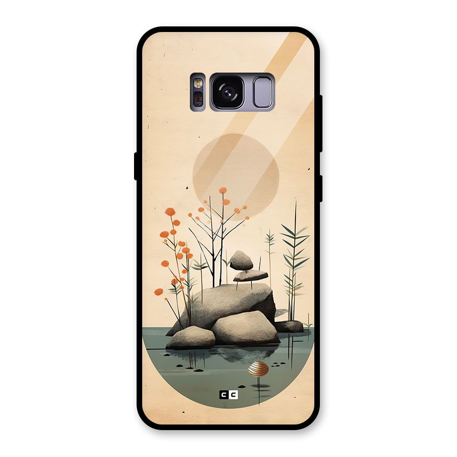 Zen Garden Glass Back Case for Galaxy S8