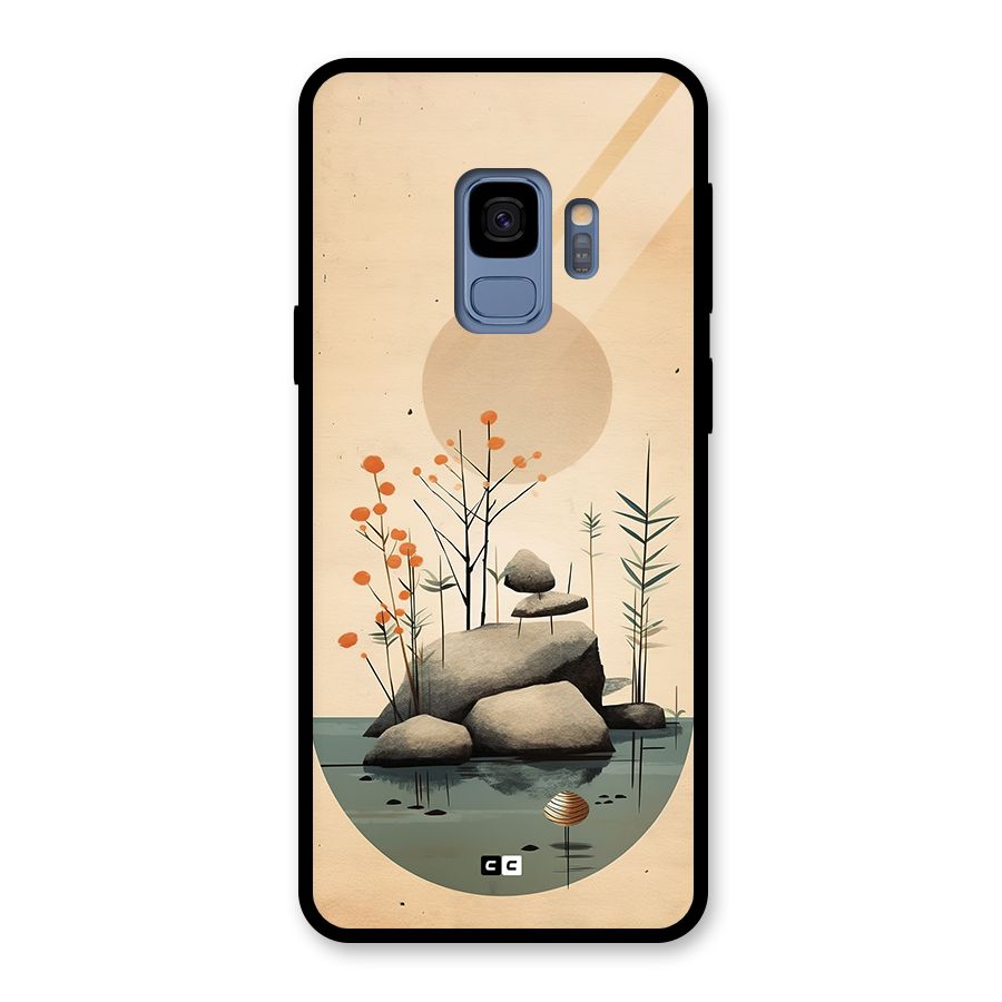 Zen Garden Glass Back Case for Galaxy S9