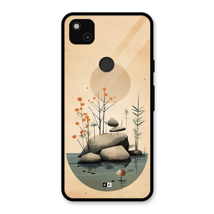 Zen Garden Glass Back Case for Google Pixel 4a