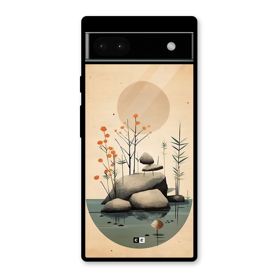 Zen Garden Glass Back Case for Google Pixel 6a