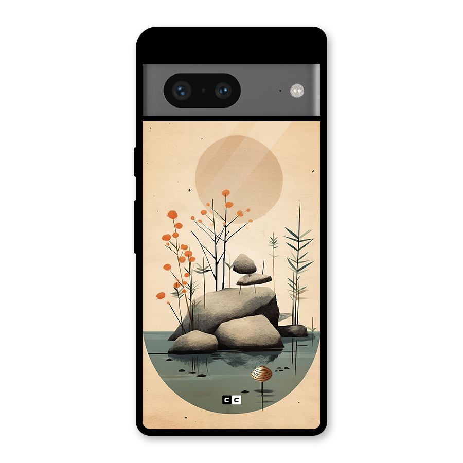 Zen Garden Glass Back Case for Google Pixel 7