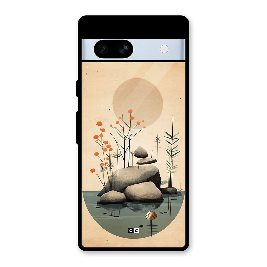 Zen Garden Glass Back Case for Google Pixel 7a