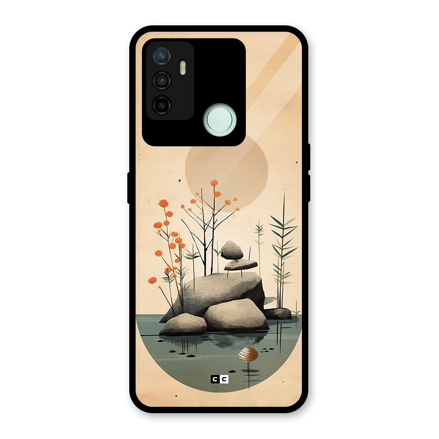 Zen Garden Glass Back Case for Oppo A53