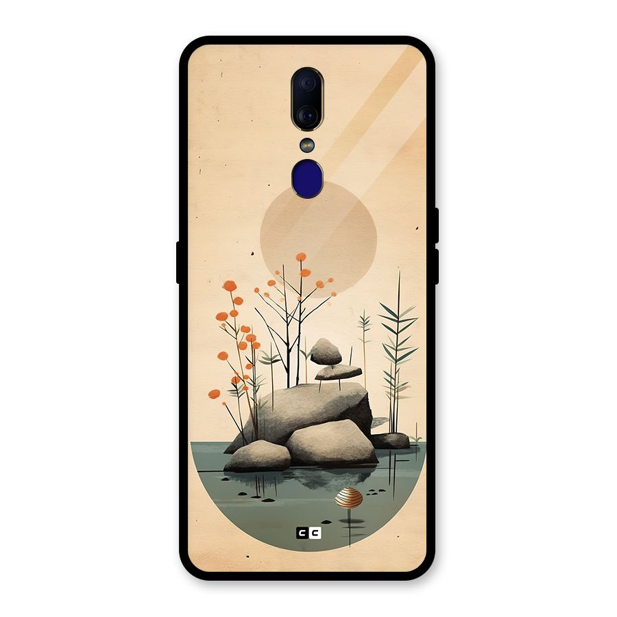 Zen Garden Glass Back Case for Oppo F11