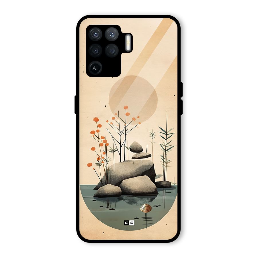 Zen Garden Glass Back Case for Oppo F19 Pro