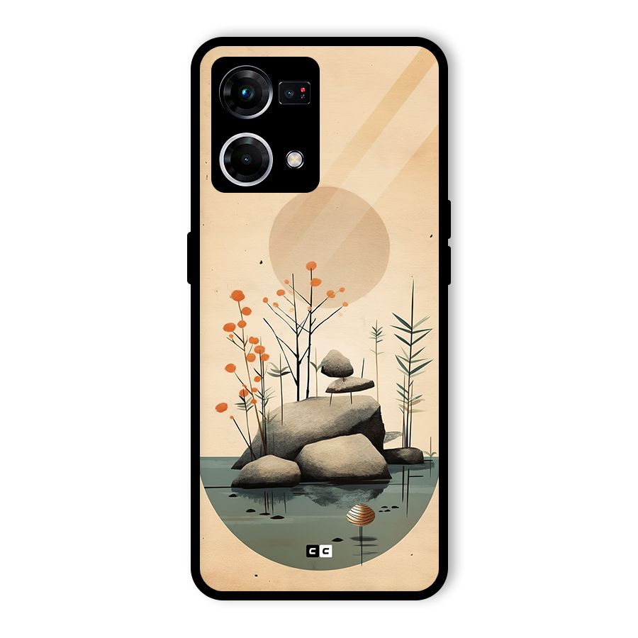 Zen Garden Glass Back Case for Oppo F21 Pro 4G