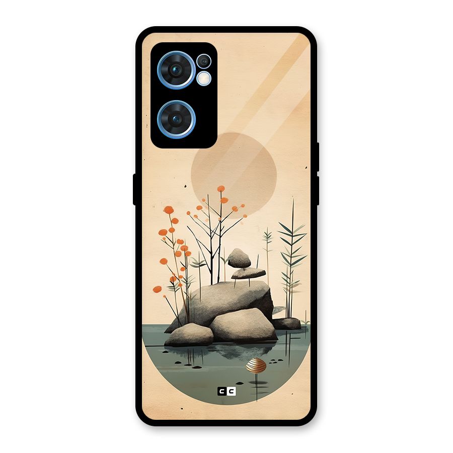 Zen Garden Glass Back Case for Oppo Reno7 5G