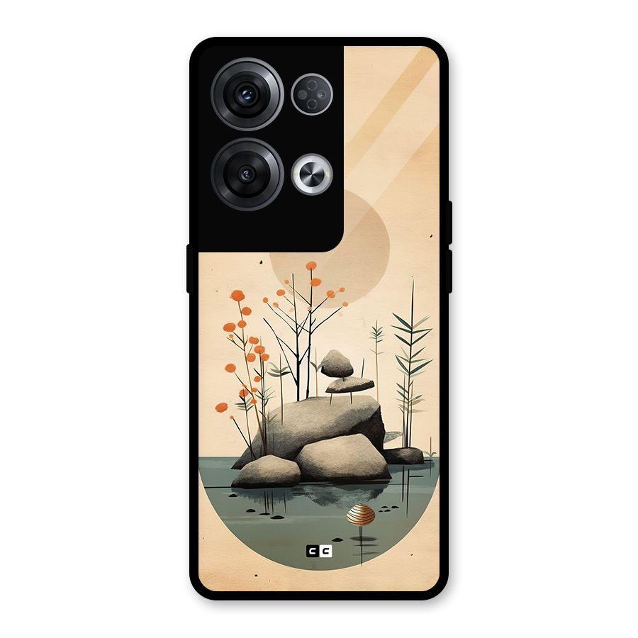 Zen Garden Glass Back Case for Oppo Reno8 Pro 5G