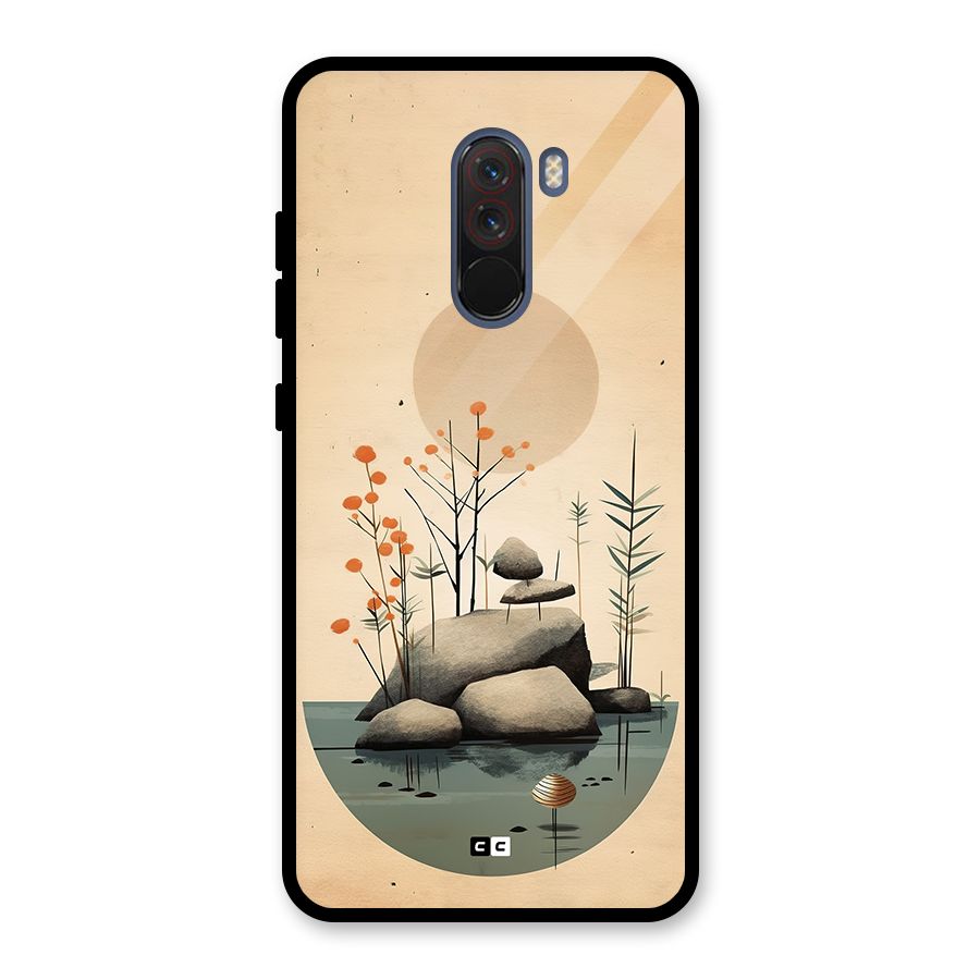 Zen Garden Glass Back Case for Poco F1